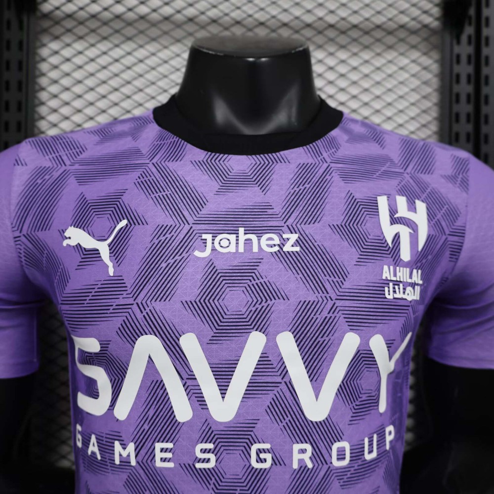 2024-2025 Player Version Al-Hilal Third Away Football Shirt 1:1 Thai Quality
