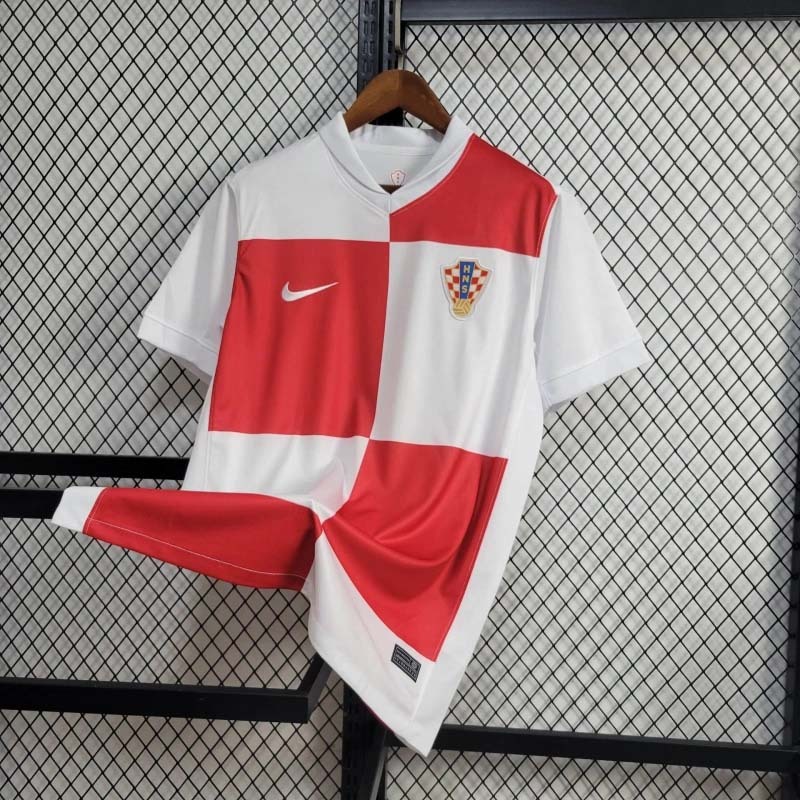 2024  Croatia Home Soccer ShirtFootball Shirt 1:1 Thai Quality