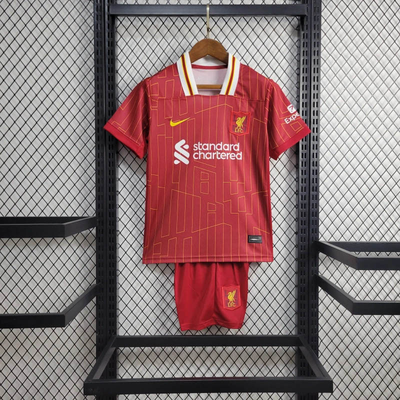2024-2025 Kids Liverpool Home Football Shirt 1:1 Thai Quality