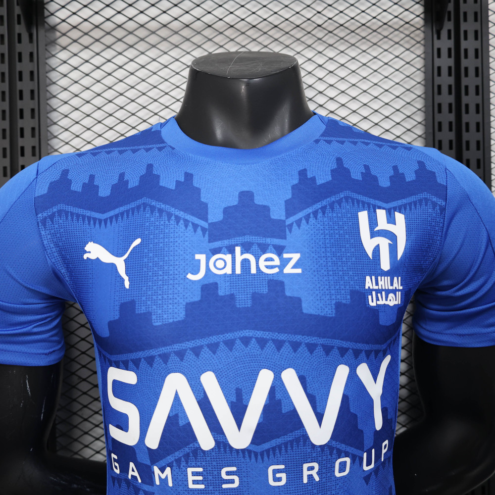 2025-2026 Player Version Al-Hilal Home Football Shirt 1:1 Thai Quality