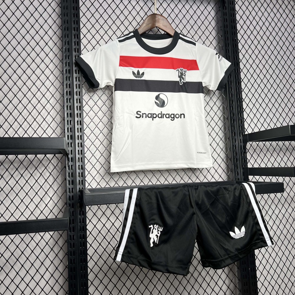 2024-2025 Kids Manchester United Third Away Football Shirt 1:1 Thai Quality
