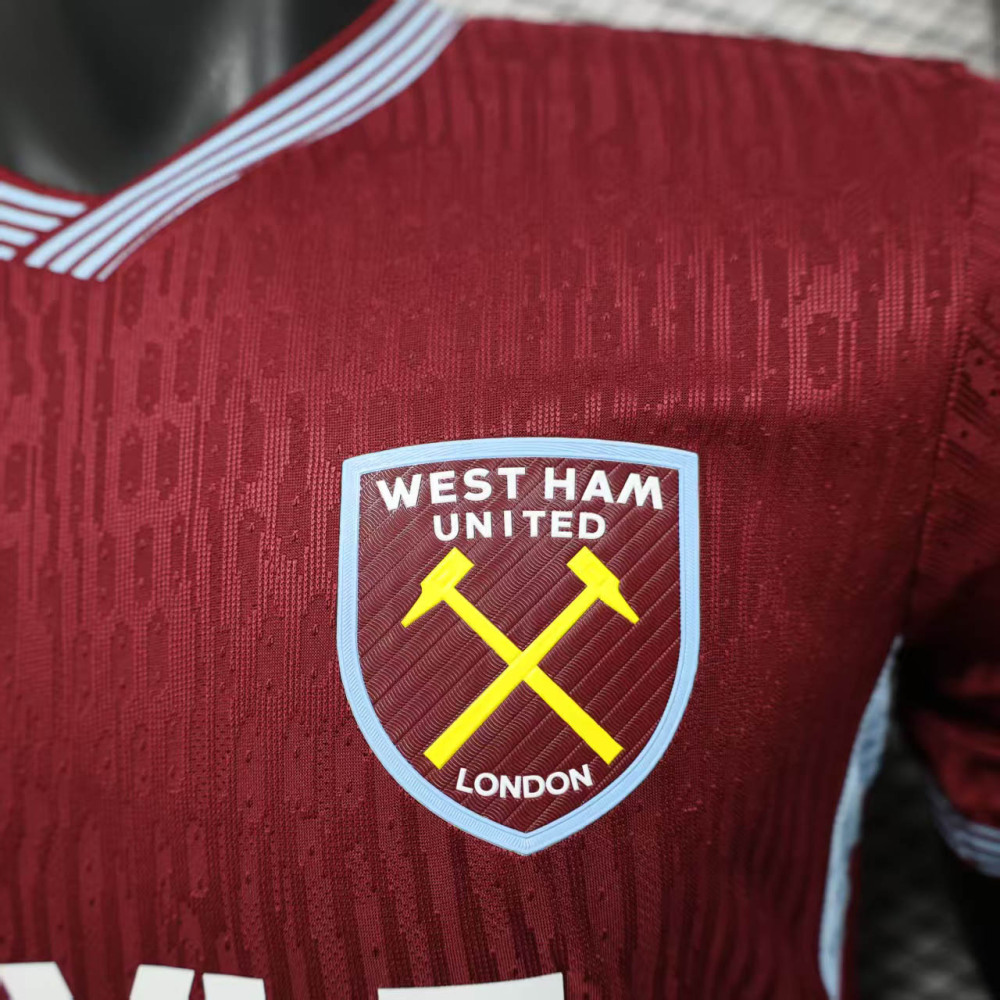 2025-2026 Player Version West Ham United Home Football Shirt 1:1 Thai Quality
