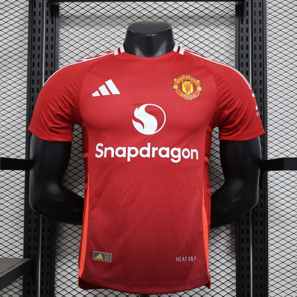 2024-2025 Player Manchester United Home Football Shirt 1:1 Thai Quality