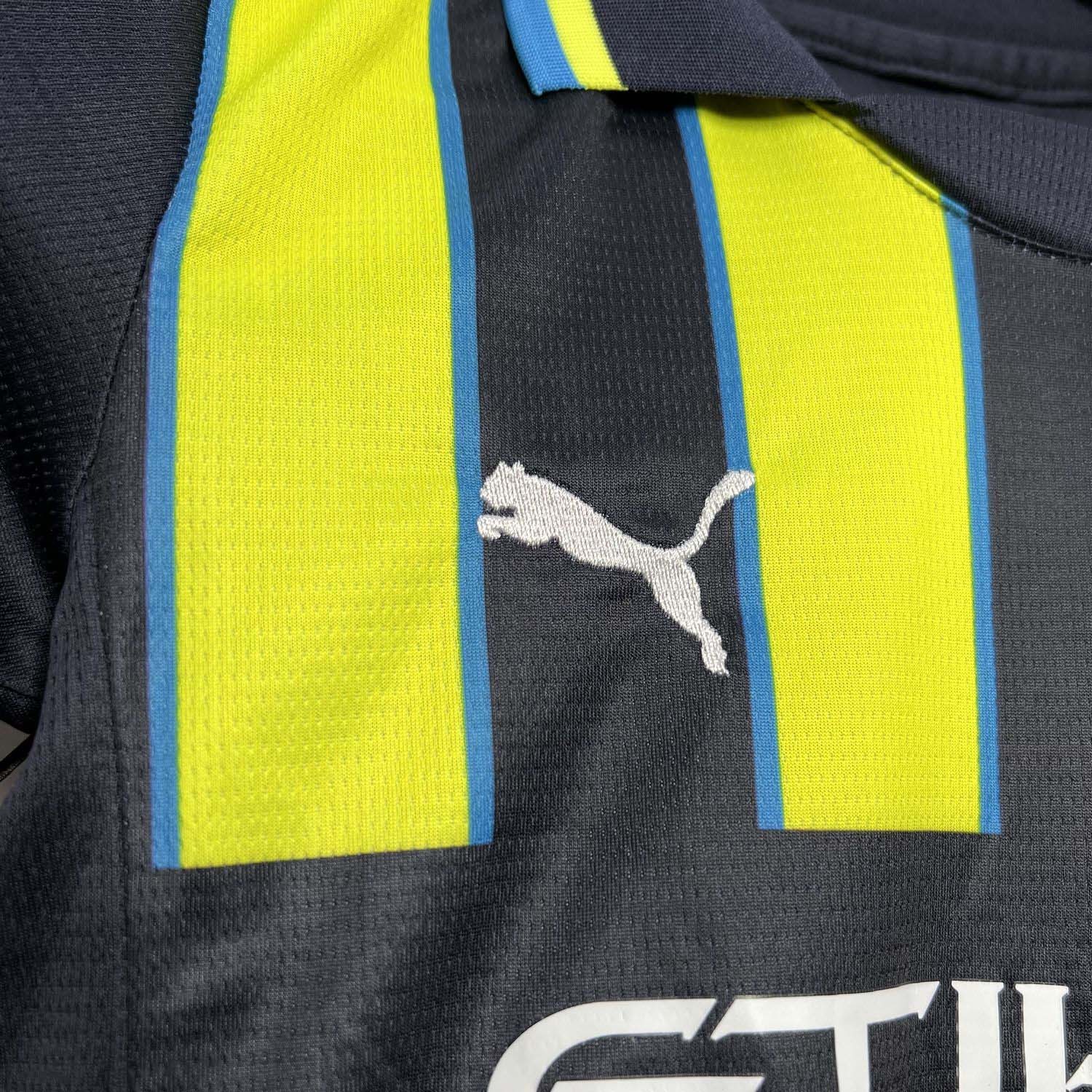 2024-2025 Kids Manchester City Away Football Shirt 1:1 Thai Quality