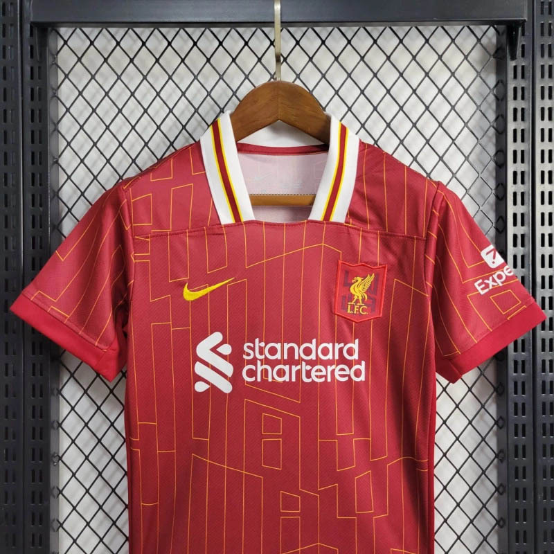 2024-2025 Kids Liverpool Home Football Shirt 1:1 Thai Quality