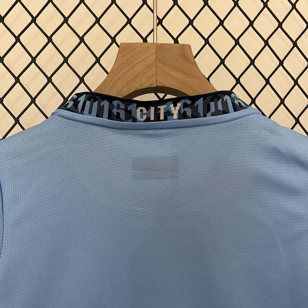 2024-2025 Kids Manchester City Home Football Shirt 1:1 Thai Quality