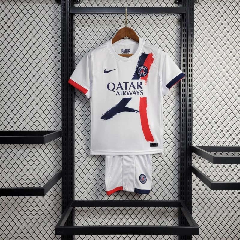 2025-2026 KIDS PSG Paris Saint-Germain Away Football Shirt 1:1 Thai Quality