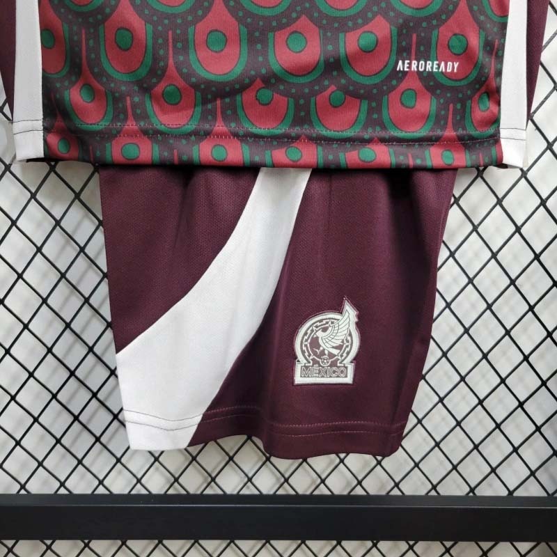 2024 kids Mexico Home Football Shirt 1:1 Thai Quality