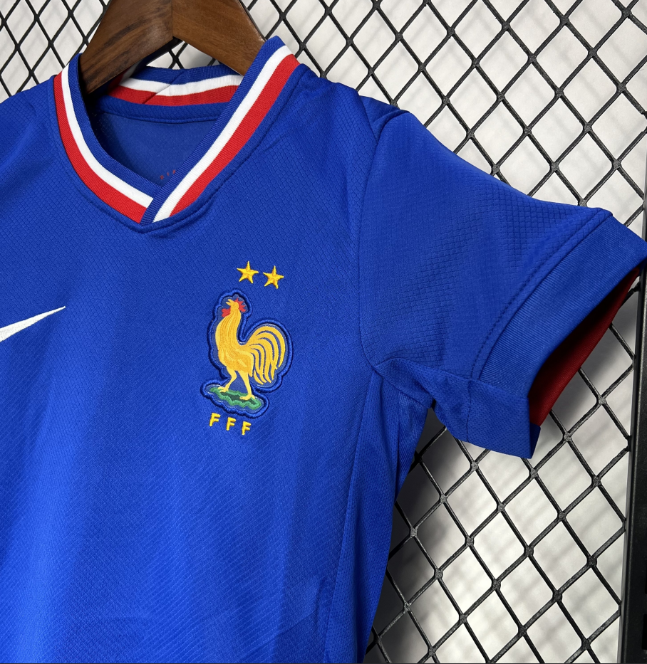 2024-2025 France KIDS Home Football Shirt 1:1 China Quality