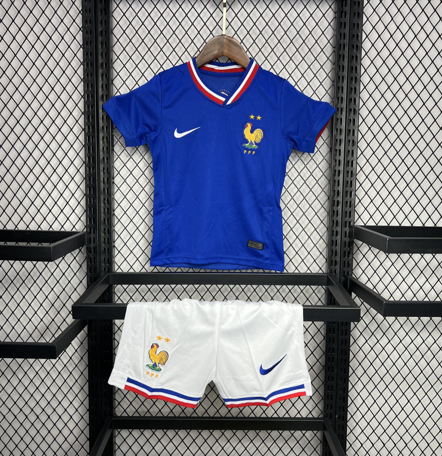 2024-2025 France KIDS Home Football Shirt 1:1 China Quality