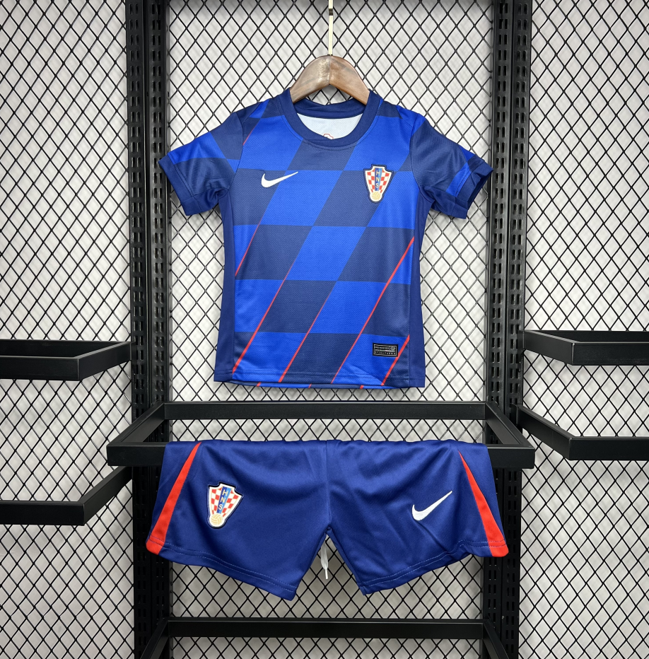 2024 Croatia KIDS Away Football Shirt 1:1 China Quality