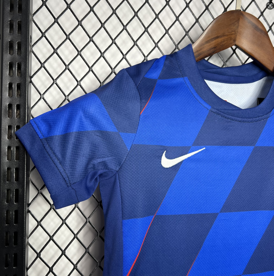2024 Croatia KIDS Away Football Shirt 1:1 China Quality