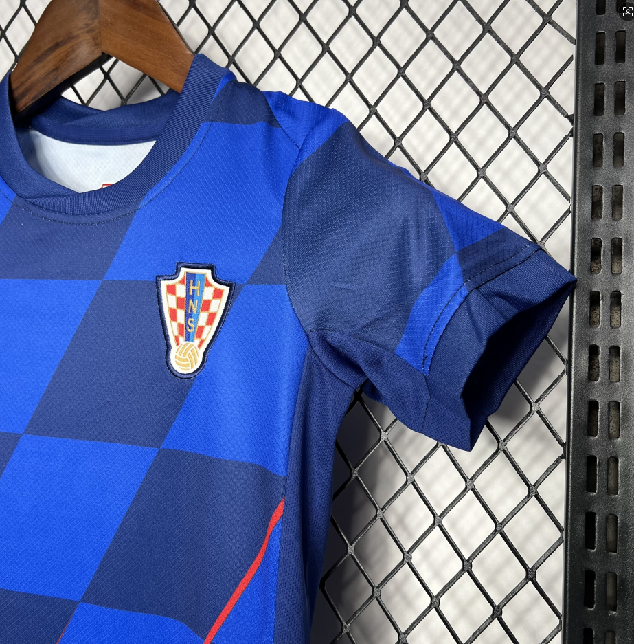 2024 Croatia KIDS Away Football Shirt 1:1 China Quality