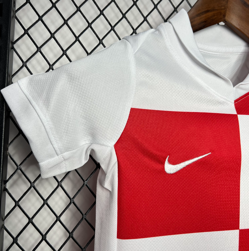2024 Croatia KIDS Home Football Shirt 1:1 China Quality