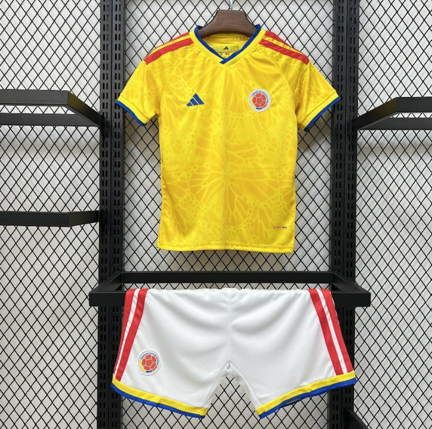 2025-2026 Colombia Kids Home Football Shirt 1:1 China Quality