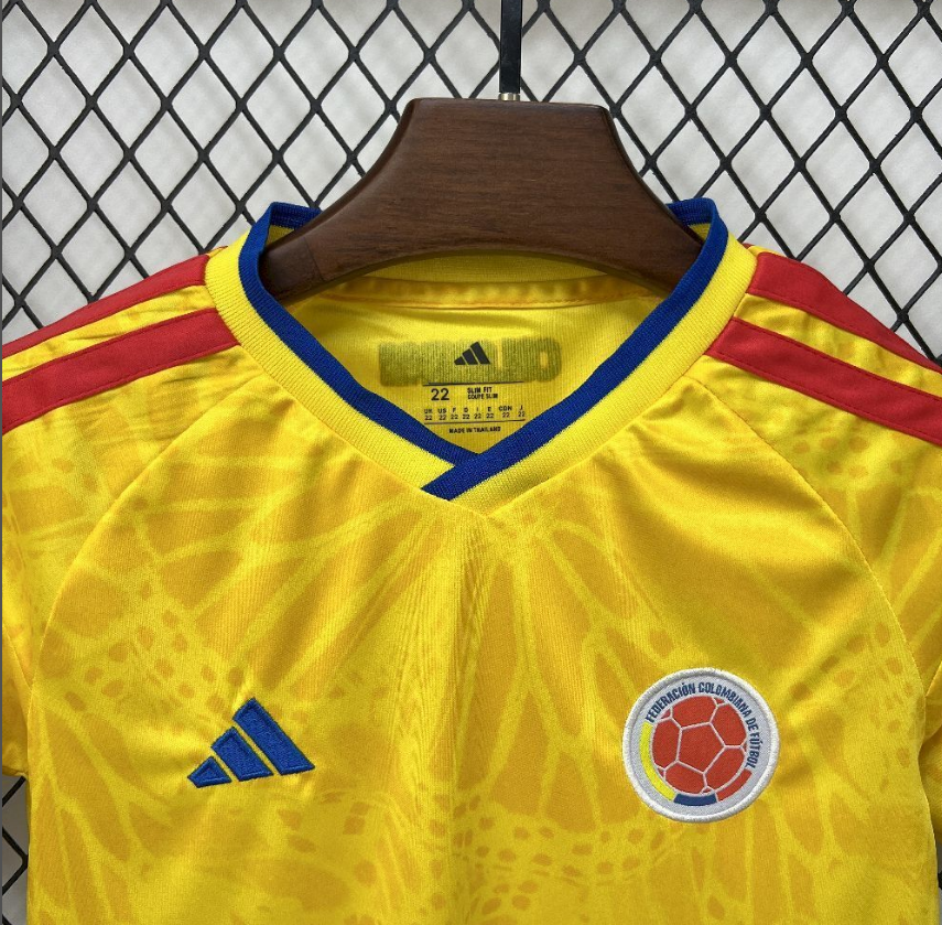 2025-2026 Colombia Kids Home Football Shirt 1:1 China Quality