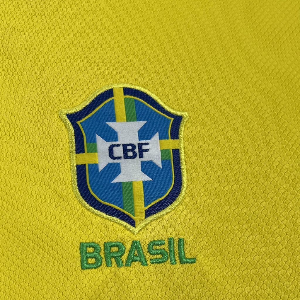 2025-2026  Brazil KIDS Home Football Shirt 1:1 China Quality