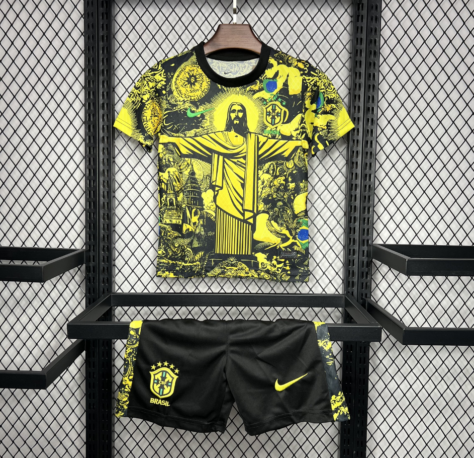 2024-2025  Brazil Kids Special Edition Football Jersey 1:1 China Quality