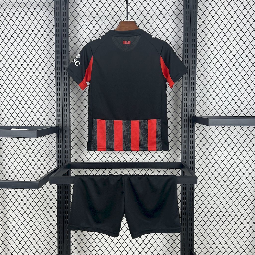 2025-2026 AC Milan Club Kids Home Football Shirt 1:1 China Quality