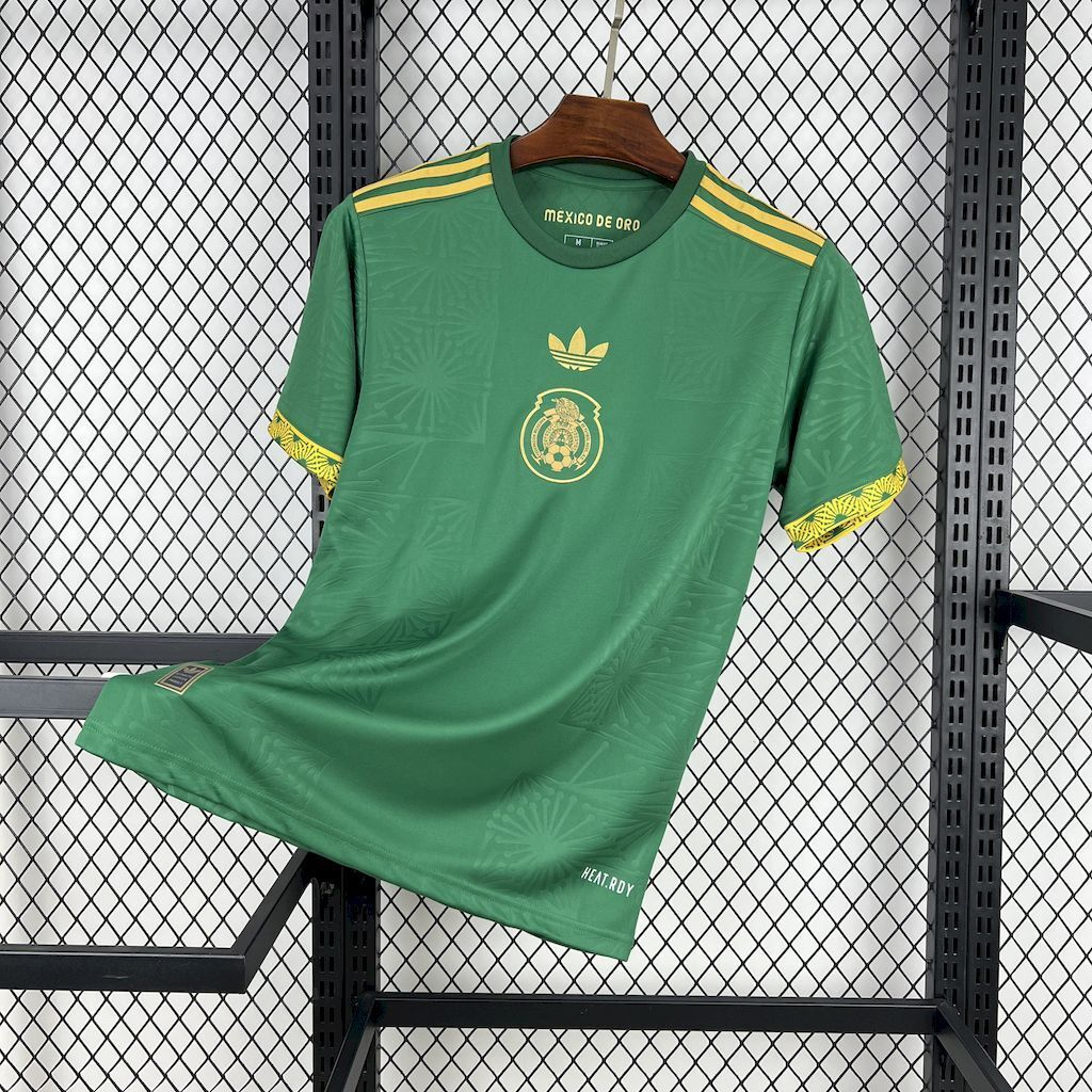 2025-2026 Mexico Gold- Green Football jersey 1:1  China Quality