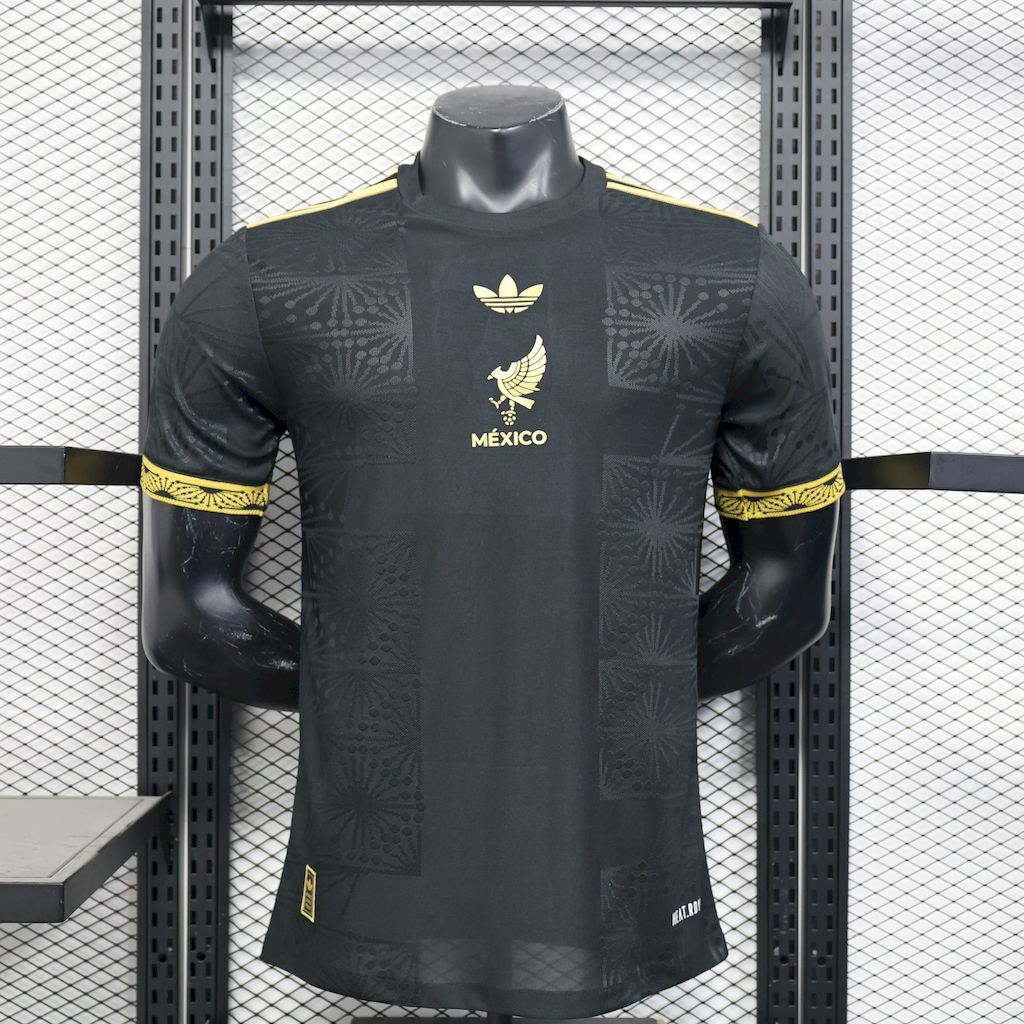 2025-2026 Mexico Gold Black Jersey Player Version 1:1  China Quality