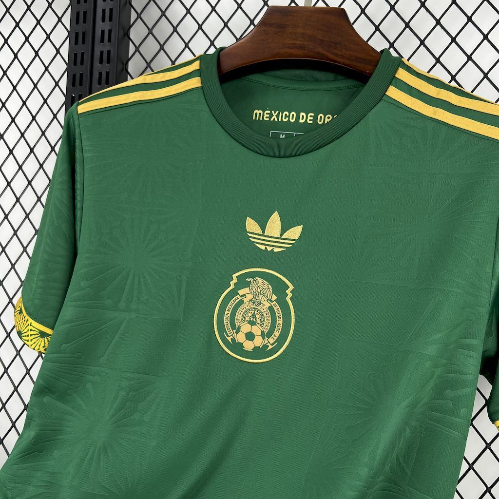 2025-2026 Mexico Gold- Green Football jersey 1:1  China Quality