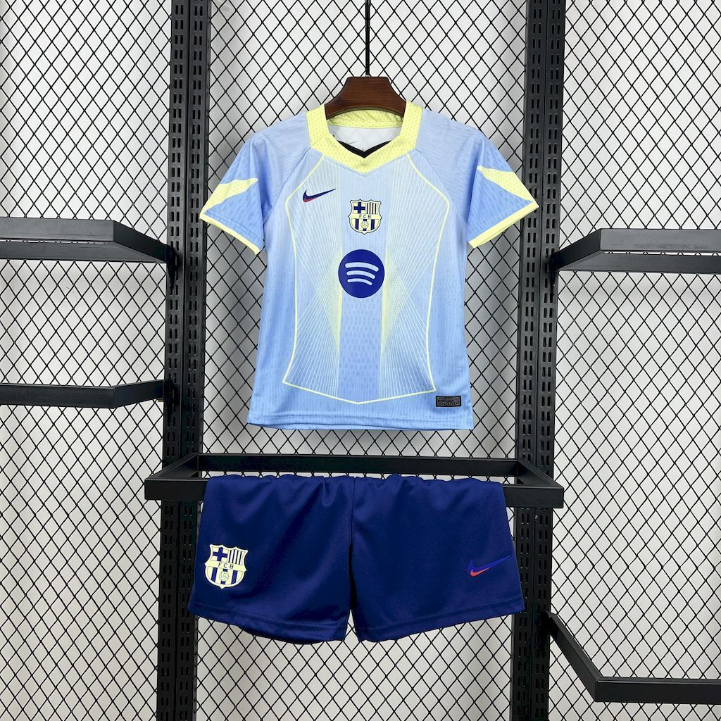 2025-2026 Barcelona Club blue special edition Kids Kit 1:1 China Quality