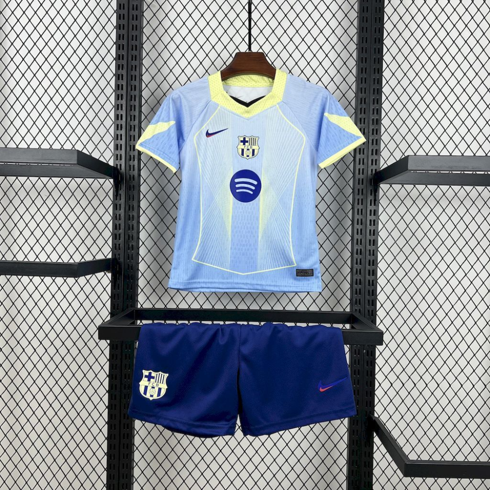 2025-2026 Barcelona Club blue special edition Kids Kit 1:1 China Quality