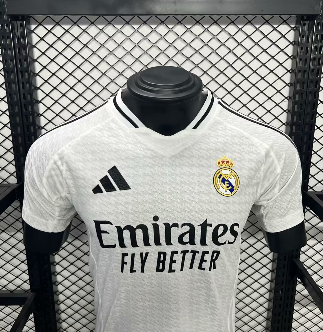 2024-2025 Real Madrid Club Football Home Jersey Player edition 1:1 China Quality