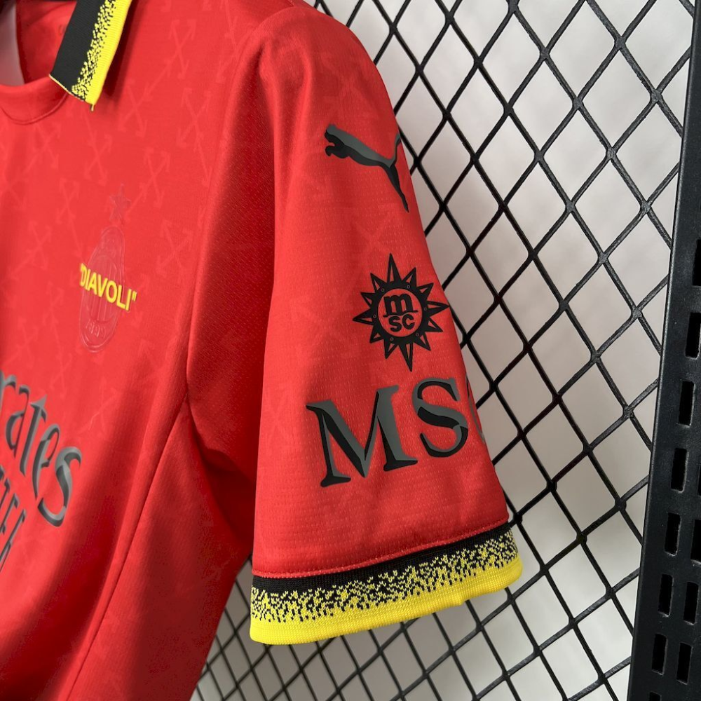 2025-2026 AC Milan Club Co-Branded Edition Jersey Fan edition 1:1 China Quality