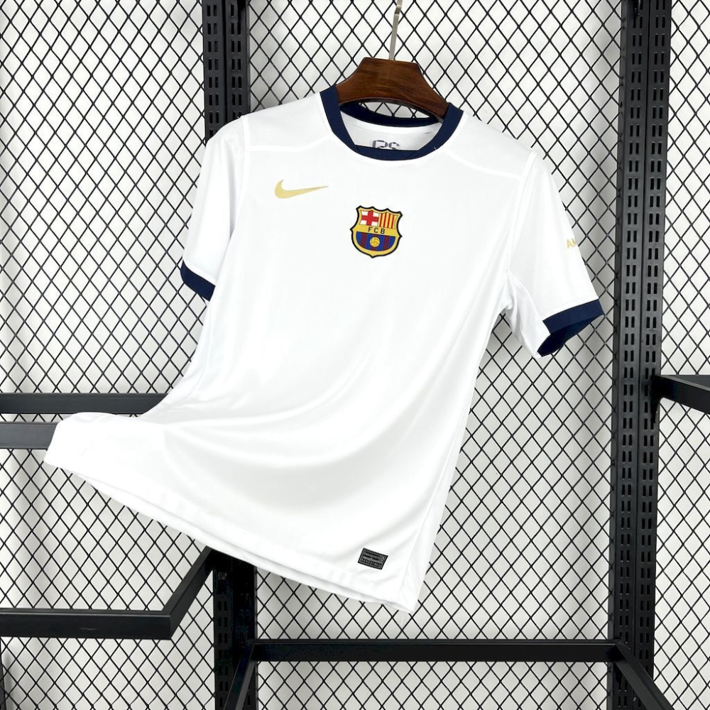 2025-2026 Barcelona Club White Special Edition Football jersey Fan edition 1:1 China Quality
