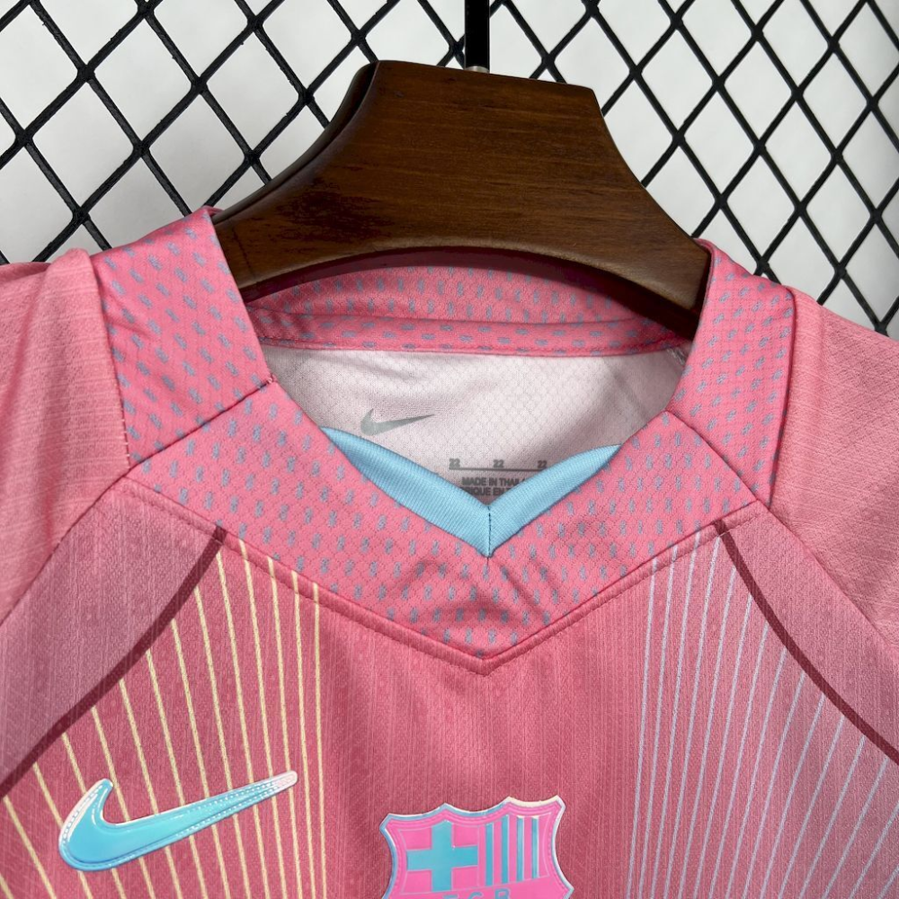 2025-2026 Barcelona Club pink special edition Kids Kit1:1 China Quality