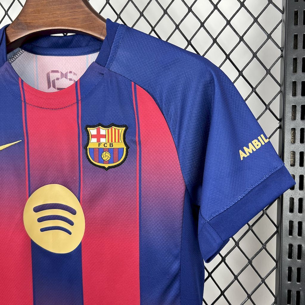 2025-2026 Barcelona Club Home KIDS Football Shirt Fan edition1:1 China Quality