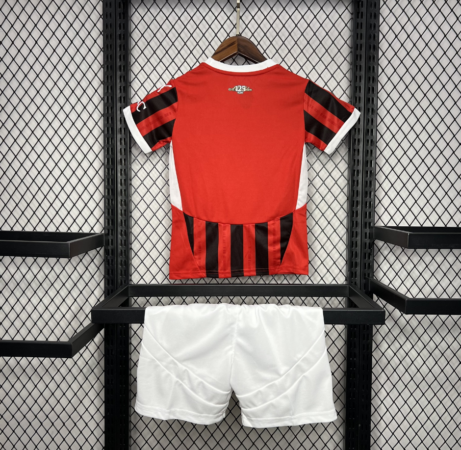 2024-2025AC Milan Club Kids Home Football Shirt 1:1 China Quality