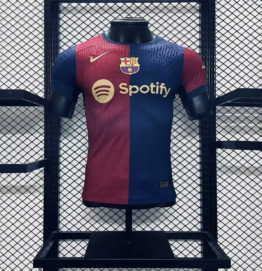 2024-2025 Barcelona Club Home Football jersey Player edition1:1  China Quality