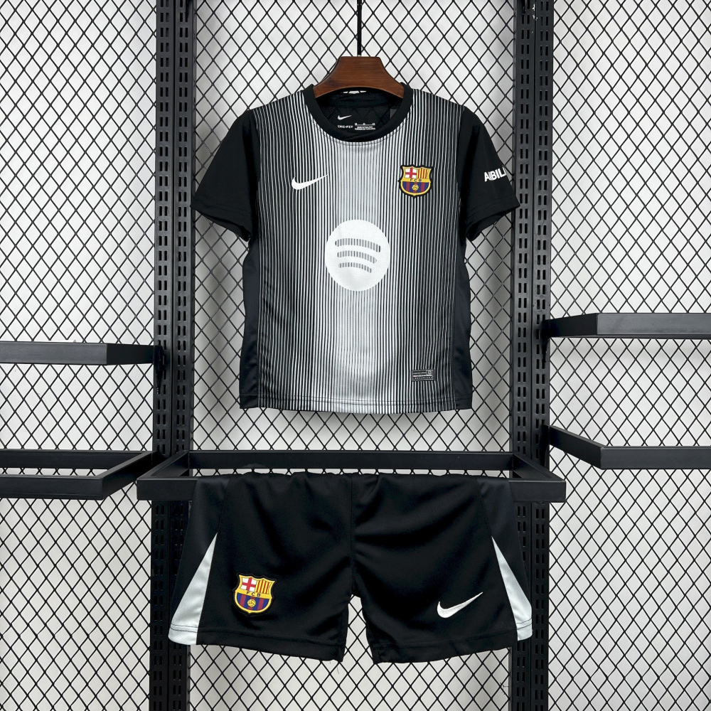 2025-2026 Barcelona Club Goalkeeper KIDS Football Shirt Fan edition1:1 China Quality