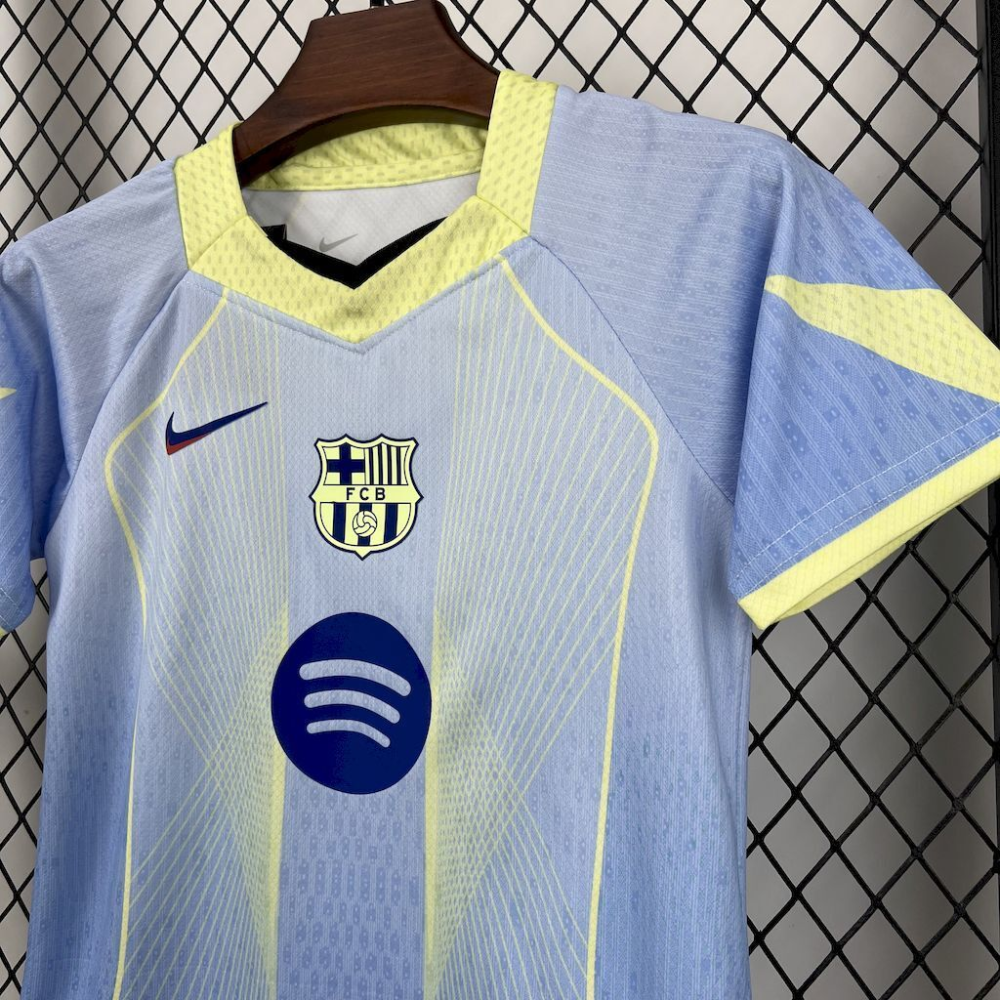 2025-2026 Barcelona Club blue special edition Kids Kit 1:1 China Quality