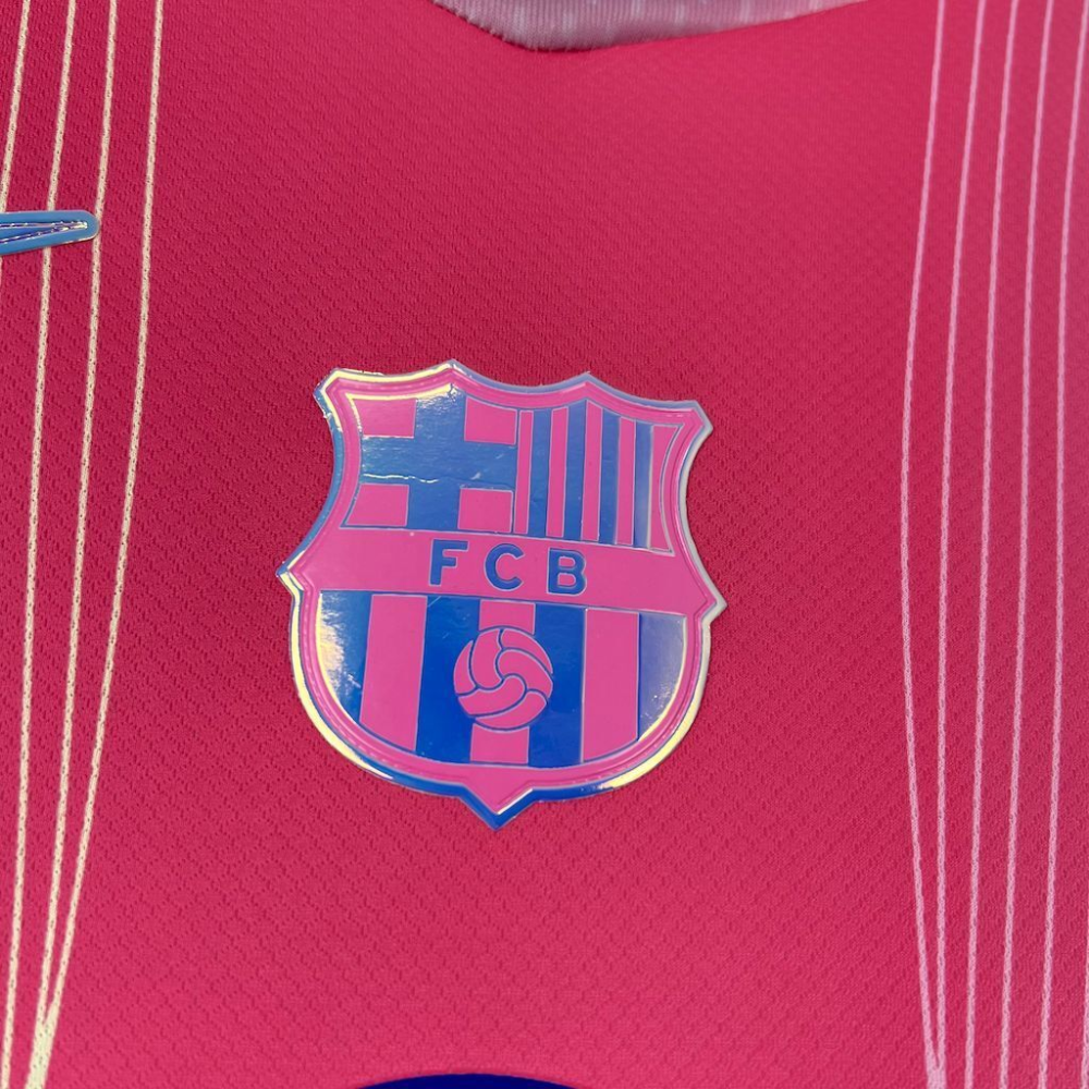 2025-2026 Barcelona Club pink special edition Football jersey Fan edition 1:1 China Quality