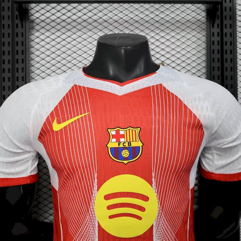 2025-2026 Barcelona Club orange special edition Jersey Player Version 1:1  China Quality