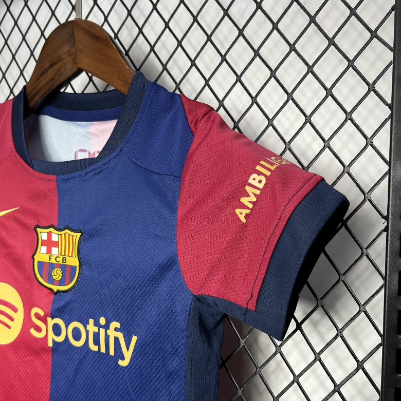 2024-2025 Barcelona Club Home KIDS Football Shirt 1:1 China Quality