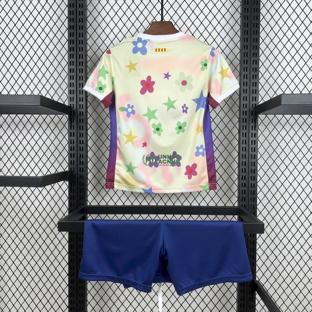 2025-2026 Barcelona Club Flower Special Edition Kids Kit 1:1 China Quality