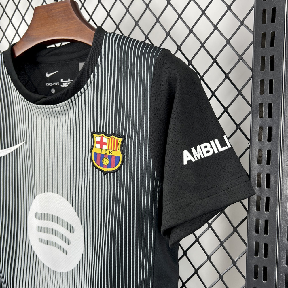2025-2026 Barcelona Club Goalkeeper KIDS Football Shirt Fan edition1:1 China Quality