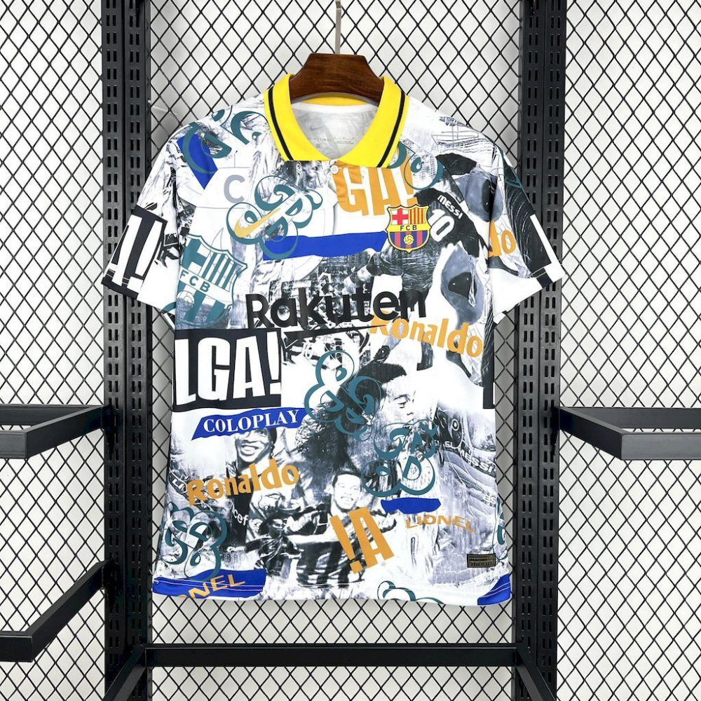 2025-2026 Barcelona Club Glory Graffiti Board Football jersey Fan edition 1:1 China Quality