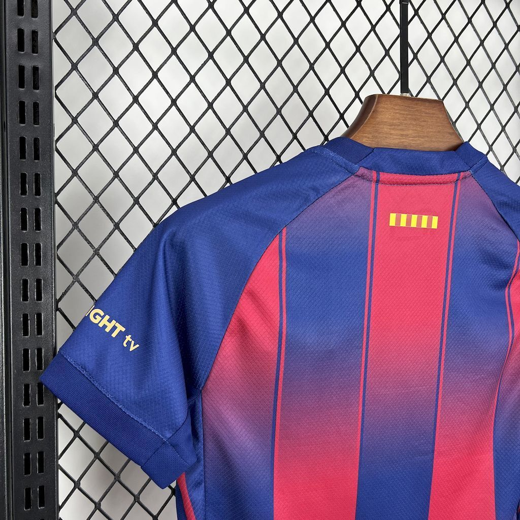 2025-2026 Barcelona Club Home KIDS Football Shirt Fan edition1:1 China Quality