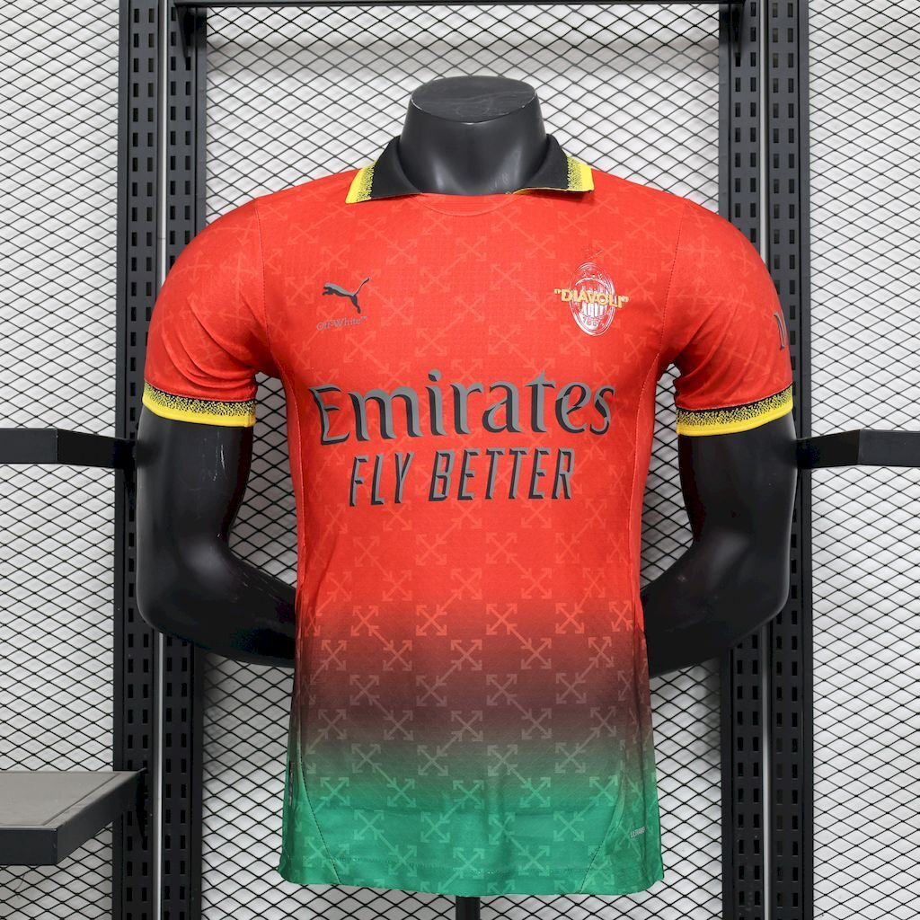 2025-2026 AC Milan Club Co-Branded Edition Jersey     
