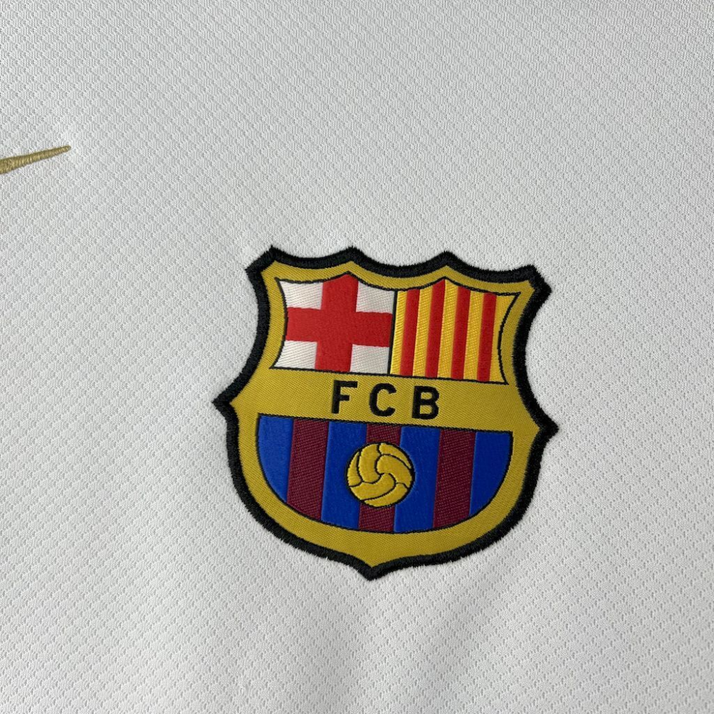 2025-2026 Barcelona Club White Special Edition Football jersey Fan edition 1:1 China Quality