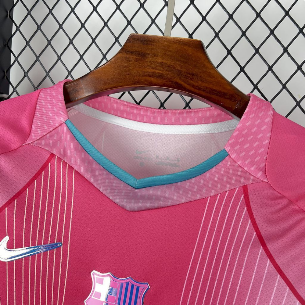 2025-2026 Barcelona Club pink special edition Football jersey Fan edition 1:1 China Quality