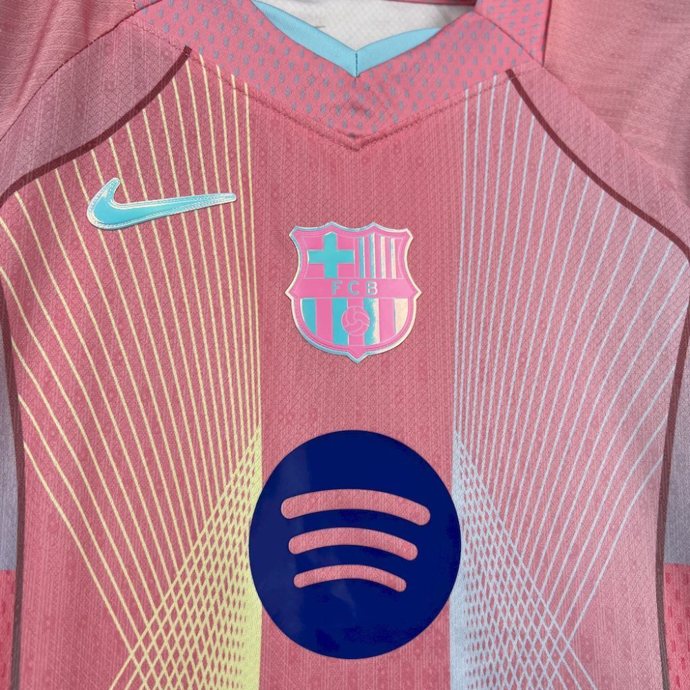 2025-2026 Barcelona Club pink special edition Kids Kit1:1 China Quality
