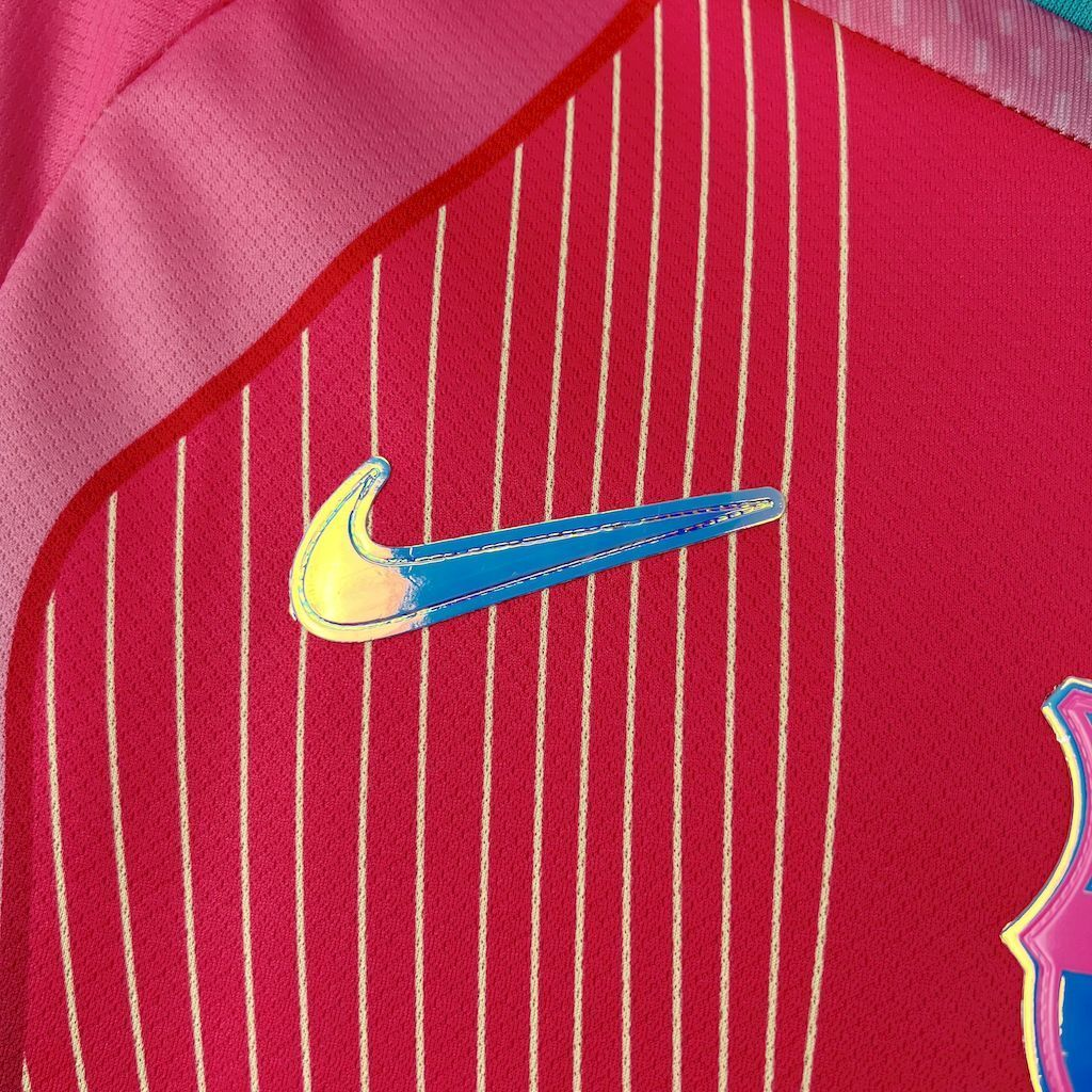 2025-2026 Barcelona Club pink special edition Football jersey Fan edition 1:1 China Quality