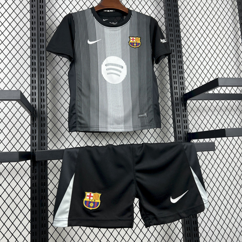 2025-2026 Barcelona Club Goalkeeper KIDS Football Shirt Fan edition1:1 China Quality